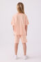 Girl's Bermuda Suit Salmon - 5