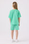 U.S. Polo Assn Girls' Green Bermuda Set - 5