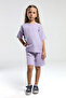 U.S. Polo Assn Girls' Purple Bermuda Set - 2