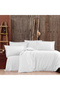 Cotton Hotel Series Striped Double Duvet Cover Set