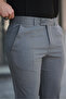 Men's Gray High-Quality Stretch Spandex Ankle-Length Pants - 3