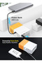 Portable LED Projector | 400 Lumens, QVGA Resolution – Compact White/Yellow Design - 6