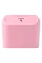 Auto Accessory Car Trash Can Portable In-Car Portable Organizer with Lid Trash Can Pink
