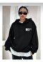 Cherish Time Front and Back Printed Oversize Unisex Women/Men Hooded Sweatshirt - 2