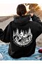Adventure Is Caling Printed Oversize Sweatshirt