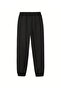 Men's Crew Neck Airplane Printed Top and Bottom Black Gray Tracksuit Set Oversize - 7