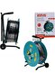100m Heavy Duty Cable Reel – High Power Extension Cord with Thermal Overload Protection, Dur