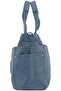 Shoulder Bag, Compact Zip-Top Tote in Water-Resistant Oxford, Front & Side Pocket - 6