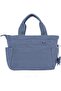 Shoulder Bag, Compact Zip-Top Tote in Water-Resistant Oxford, Front & Side Pocket - 7