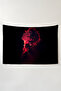 Demon Slayer Neon Horizontal Wall Covering – Anime Themed Quality Fabric Room Decor Tapestry Wall Carpet