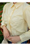 Women's Drawstring Detail Poplin Shirt Yellow - 5