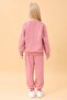 Girl's Basic Heart Applique Seasonal Top and Bottom Set Dusty Rose - 4