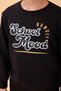 Boys and Girls School Printed Crew Neck Seasonal Sweatshirt Black - 7