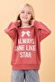 Girl's Printed Crew Neck Seasonal Sweatshirt Tile - 6