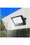 Solar LED Lamp, Rectangular Model, 100 W, Bibilel, Cool, Black - 8
