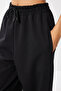 Loose Comfortable Two Thread Knitted Sweatpants Len0034 Black - 5