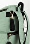 Anka Model Mint Green Mother Baby Care Backpack with Thermos Bottle Pockets and Stroller Hanger Attachment - 8