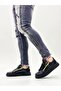 SNR-308 BOA Thick High Sole Double Zipper Black Black Men's Shoes - 2