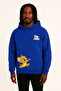 Unisex Hooded Sweatshirt - 3 Thread Ruched - Tom and Jerry Printed - Comfortable Casual Hoodie