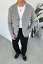Gray Basic Soft Relaxed Cardigan