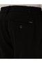Black Slim Fit Canvas Trousers with Elastic Waistband 50309926-Vr046 - 6