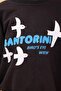 Girl's Oversize Santorini Printed Seasonal Sweatshirt Black - 4