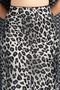 Patterned Satin Fabric Skirt 6718 - 5