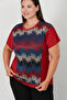 Short Sleeve Silk Combed Cotton Blouse - 4