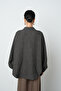 Women's Cold Coffee Oversize Cut Patterned Hijab Kimono - 5