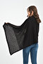 Openwork Pattern Detailed Knitwear Shoulder Shawl – Elegant Women's Shoulder Shawl - 7