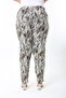 Winter Patterned High Waist Women's Plus Size Pants - 7