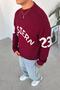 Bordeaux west 23 oversize sweater - 3