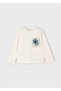 Winter Girl's Long Sleeve T-Shirt - Cream - 4