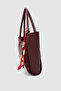 Lalil Large Volume Hand, Arm and Shoulder Bag with Scarf Burgundy - 4