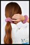 Plush Rubber Buckle |   Soft Velvet Look |   Women's Hair Accessory |   Scrunchie - 2