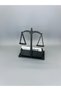 Scales of Justice Business Card Holder – Pla Business Card Holder, Office Desktop Organizer - 3