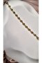 Stainless Steel Button Model Gold Bracelet (Width 0.5 cm) - 3