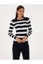 Navy Blue Slim Fit Button Detailed Sweater 50310972-Vr033