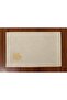 6 Pieces Stain-Resistant Linen American Dinner Napkins with Embroidered Dowry - 2