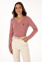 Women's Orchid V-Neck Basic Sweater 50307710-Vr221
