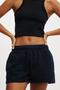 Navy Blue Cotton Women's Shorts Sh287 - 4