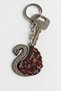 Colorful Stone Swan Figured Keychain - 2