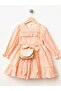 Knitted Striped Muslin Dress - 4