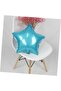 10 Inch Mini Star Foil Balloon Light Blue 5 Pieces