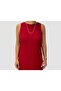 Red Lightweight Halter Neck Sleeveless Side Slit Long Dress - 5