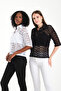   Polo Neck Lace Blouse - 5