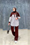 Striped Sports Two-Piece Suit