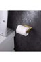 Toilet Paper Holder, Toilet Roll Holder, Gold Stainless Steel – Strong Adhesive Mounting - 3