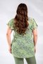 8023 Blouse Women's Plus Size Blouse Green - 2