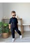 Baby Kids Black Short Sleeve Pantalon Shirt Set 1-5 Years